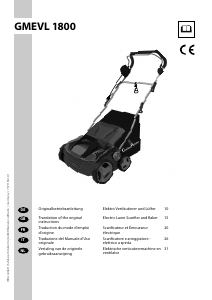 Handleiding GartenMeister GMEVL 1800 Verticuteermachine