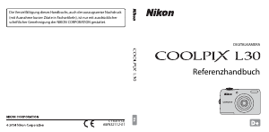 Bedienungsanleitung Nikon Coolpix L30 Digitalkamera