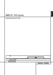 Bedienungsanleitung Harman Kardon DVD 37 DVD-player