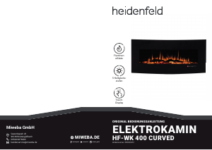 Bedienungsanleitung Heidenfeld HF-WK 400 Elektrokamin