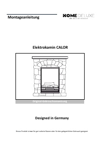 Bedienungsanleitung Home Deluxe CALOR Elektrokamin