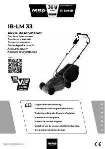 Mode d’emploi Ikra IB-LM 33 Tondeuse à gazon