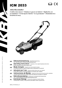 Handleiding Ikra ICM 2033 Grasmaaier