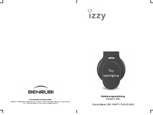 Bedienungsanleitung Izzy IZ-2003 Donut Maker