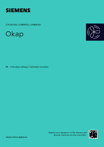 Instrukcja Siemens LF98BIP50 Okap kuchenny