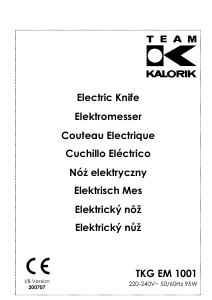 Handleiding Kalorik TKG EM 1001 Elektrisch mes