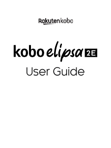 Handleiding Kobo Elipsa 2E E-reader