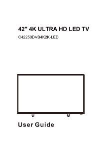 Manual Cello C42250DVB4K2K LED Television