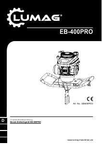 Bedienungsanleitung Lumag EB-400PRO Erdbohrer