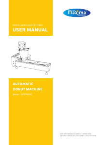 Handleiding Maxima 09374000 Automatic Donutmaker