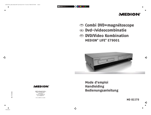 Bedienungsanleitung Medion MD 82270 DVD-video Kombination
