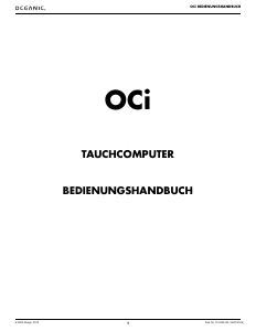 Bedienungsanleitung Oceanic OCi Tauchcomputer