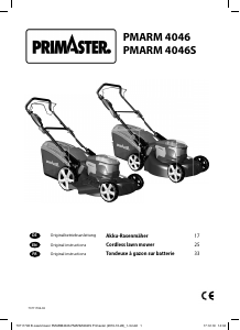 Manual Primaster PMARM 4046S Lawn Mower