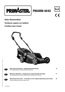 Manual Primaster PMARM 4043 Lawn Mower