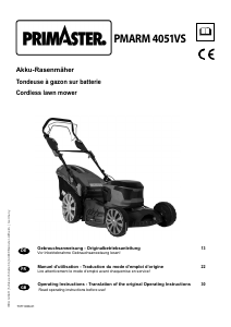 Handleiding Primaster PMARM 4051VS Grasmaaier