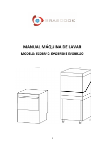 Manual Brascook EVOBR50 Máquina de lavar louça