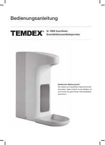 Bedienungsanleitung Temdex TS 1000 Flüssigseifenspender