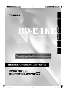Bedienungsanleitung Toshiba HD-E1KE DVD-player