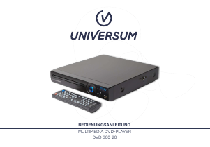 Bedienungsanleitung Universum DVD 300-20 DVD-player