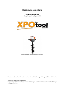 Bedienungsanleitung XPOtool 61197 Erdbohrer