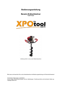 Bedienungsanleitung XPOtool 63444 Erdbohrer