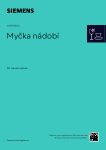 Manuál Siemens SX65T803CE Myčka na nádobí