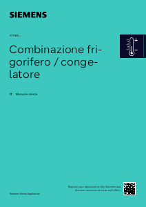 Manuale Siemens KF96NAXEA Frigorifero-congelatore