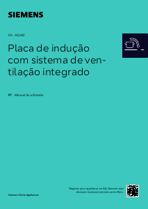 Manual Siemens ED751HQ26E Placa