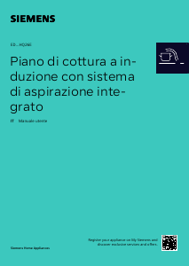 Manuale Siemens ED811HQ26E Piano cottura