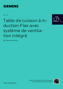 Mode d’emploi Siemens EX801LX67E Table de cuisson