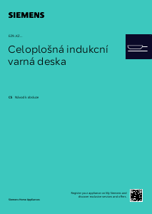 Manuál Siemens EZ977KZY1E Varná deska