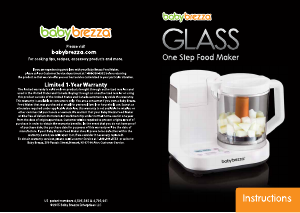 Manual Baby Brezza Glass Food Processor