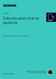 Návod Siemens CM736GAB1 Rúra