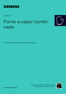 Manual Siemens HS736G3B1 Forno