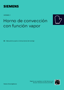 Manual de uso Siemens HS958KDB1 Horno