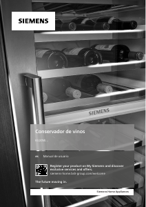 Manual de uso Siemens KU20WVHF0G Vinoteca