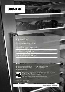 Bruksanvisning Siemens KW16KATGB Vinkabinett