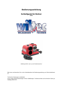 Bedienungsanleitung Wiltec 61937 Bohrerschärfgerät