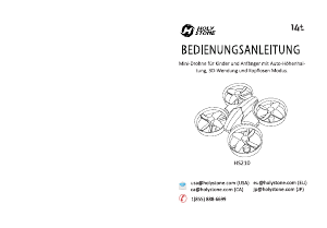 Bedienungsanleitung Holy Stone HS210 Drohne