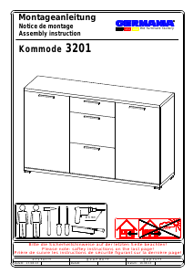 Manual Germania 3201 Comodă