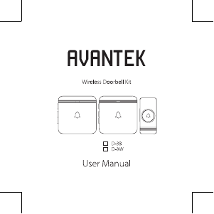 Bedienungsanleitung Avantek D-3W Türklingel