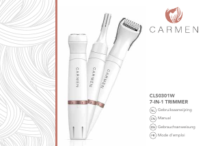 Bedienungsanleitung Carmen CLS0301W Bikini-Trimmer