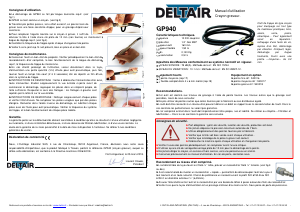 Mode d’emploi Deltair GP940 Graveur