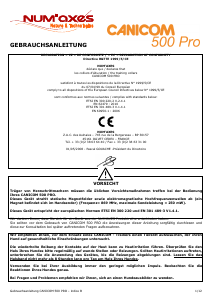 Bedienungsanleitung Num'Axes Canicom 500 Pro Elektronische halsband