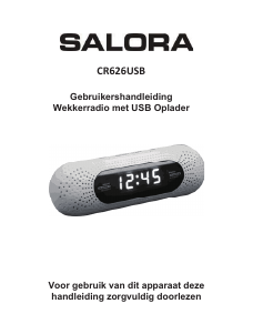 Handleiding Salora CR626USB Wekkerradio