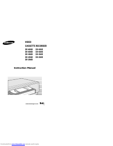 Handleiding Samsung SV-650X Videorecorder