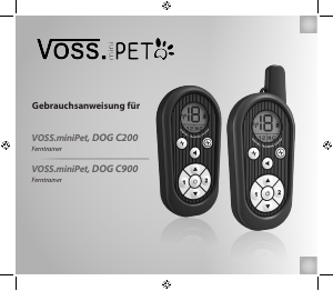 Bedienungsanleitung Voss miniPet DOG C200 Elektronische halsband