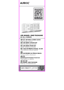 Manual Auriol IAN 386311 Ceas