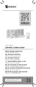 Manual Auriol IAN 451664 Ceas