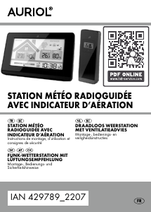 Handleiding Auriol IAN 429789 Weerstation